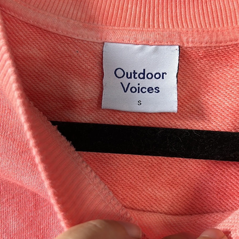 Outdoor Voices Tie Dye Cotton Terry Sweater Set - Picture 4 of 9